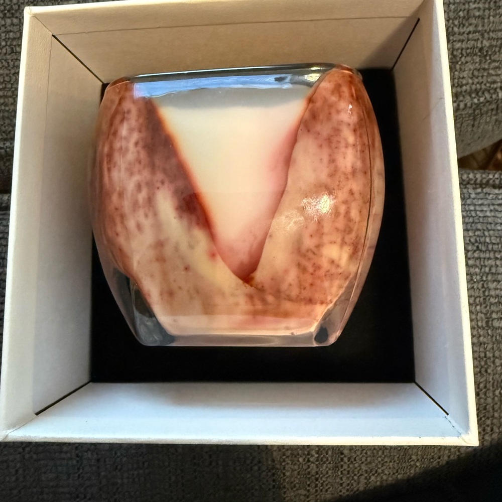 Norther lights this is called Fire bedroom candle. Elegant Glass Candle Holder.